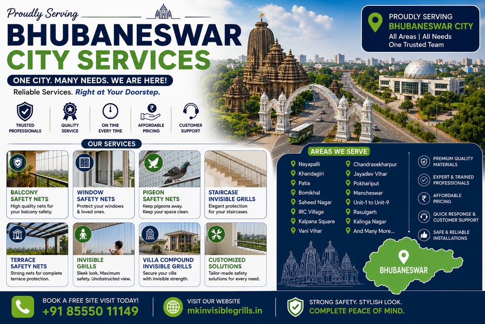Invisible Grills in Bhubaneswar