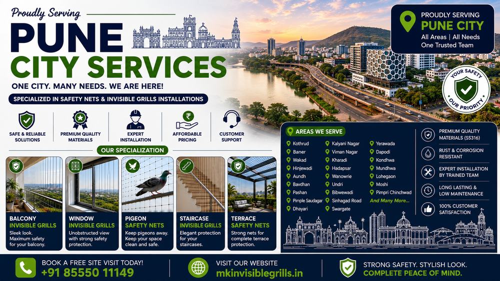 Invisible Grills in Pune