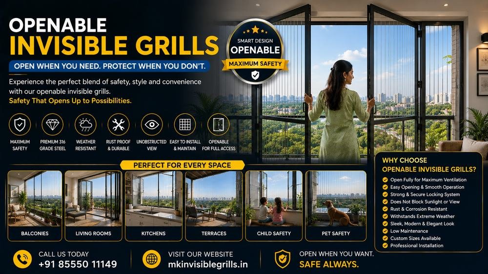 Openable Invisible Grills